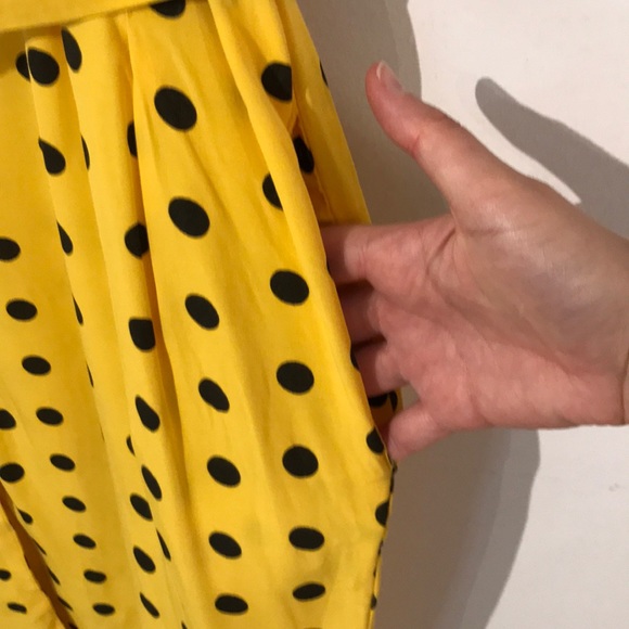 (2 for $40) Vintage yellow polka dot dress - Picture 6 of 15